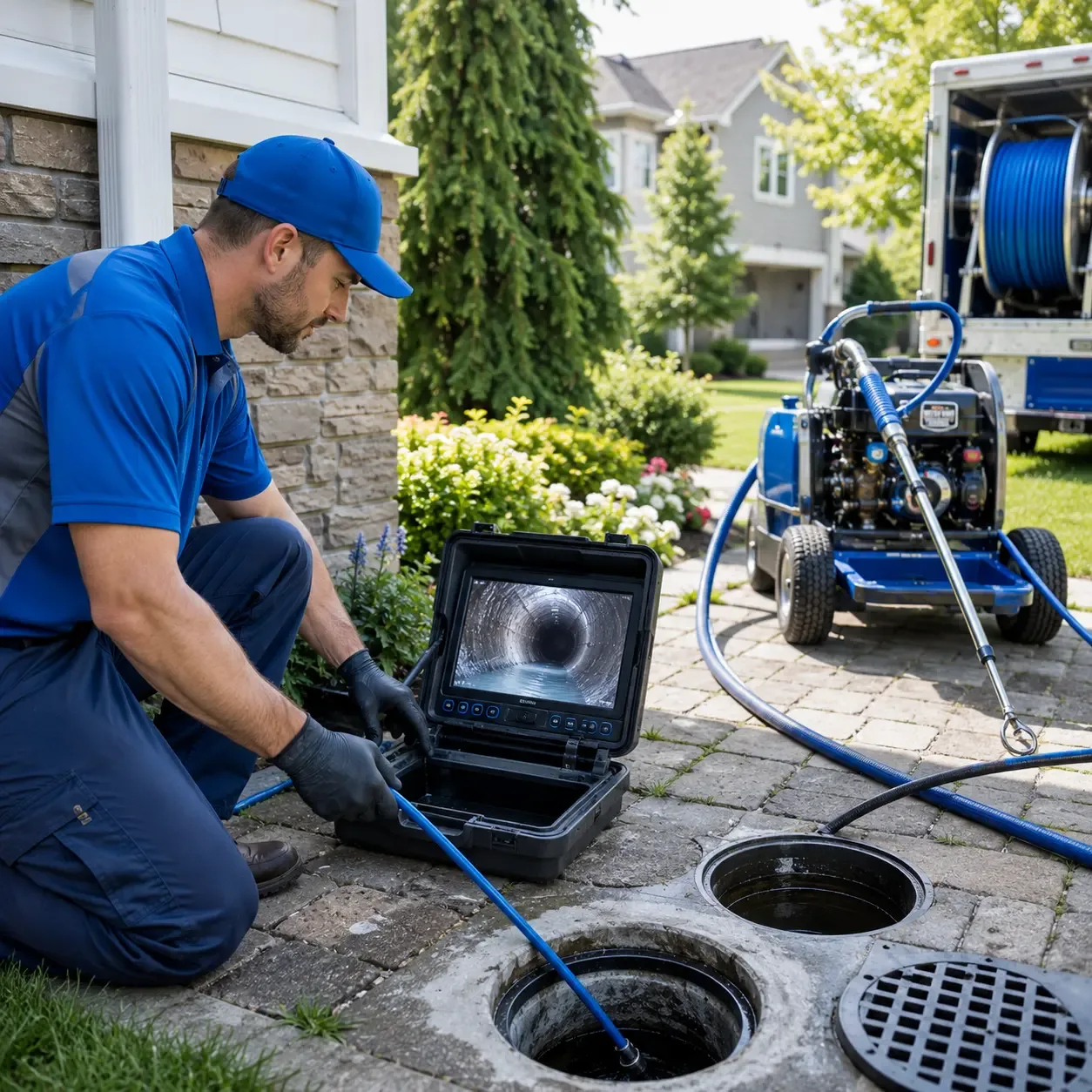 Outdoor drain cleaning professionals serving Foss, OK